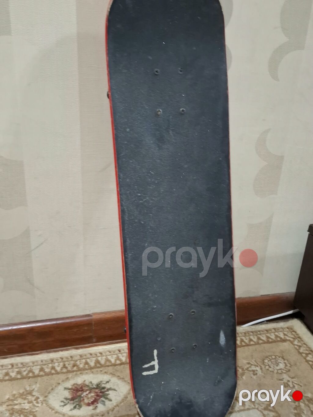 Skateboard – qrafik dizaynlı, tam komplekt - Rəng: qırmızı gövdə, alt — Skeytbordlar, Bakı (2)