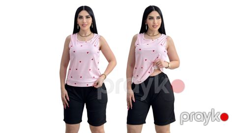Qadınlar üçün dəst 138, rəngbərəng, parça, ölçü S — Bakı