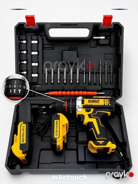 Dewalt akkumulyatorlu vurucu/șurup sıxan dəst Xüsusiyyətlər: - Simsiz — Digah