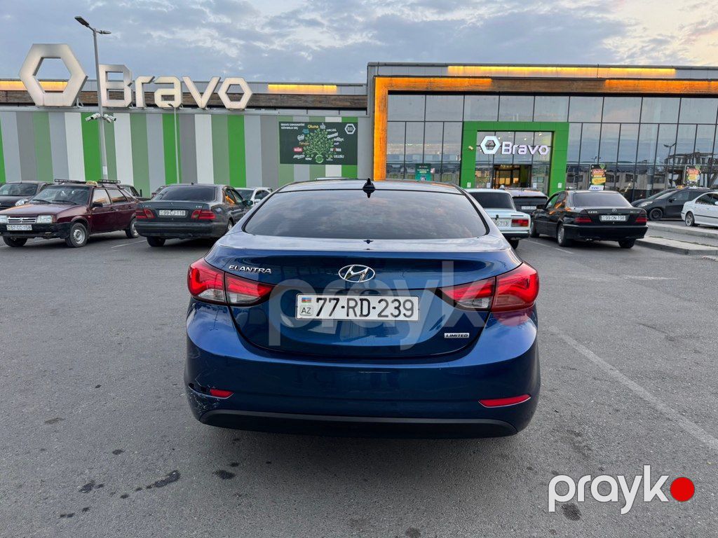 Hyundai Elantra, 1.8 L, 2015 il, 155 000 km — Avtomobillər, Şəmkir (5)
