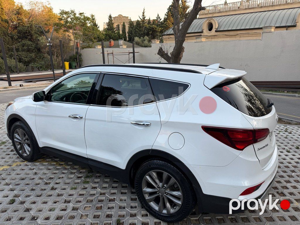 Hyundai Santa Fe, 2.0 L, 2017 il, 100 500 km — Avtomobillər, Bakı (9)