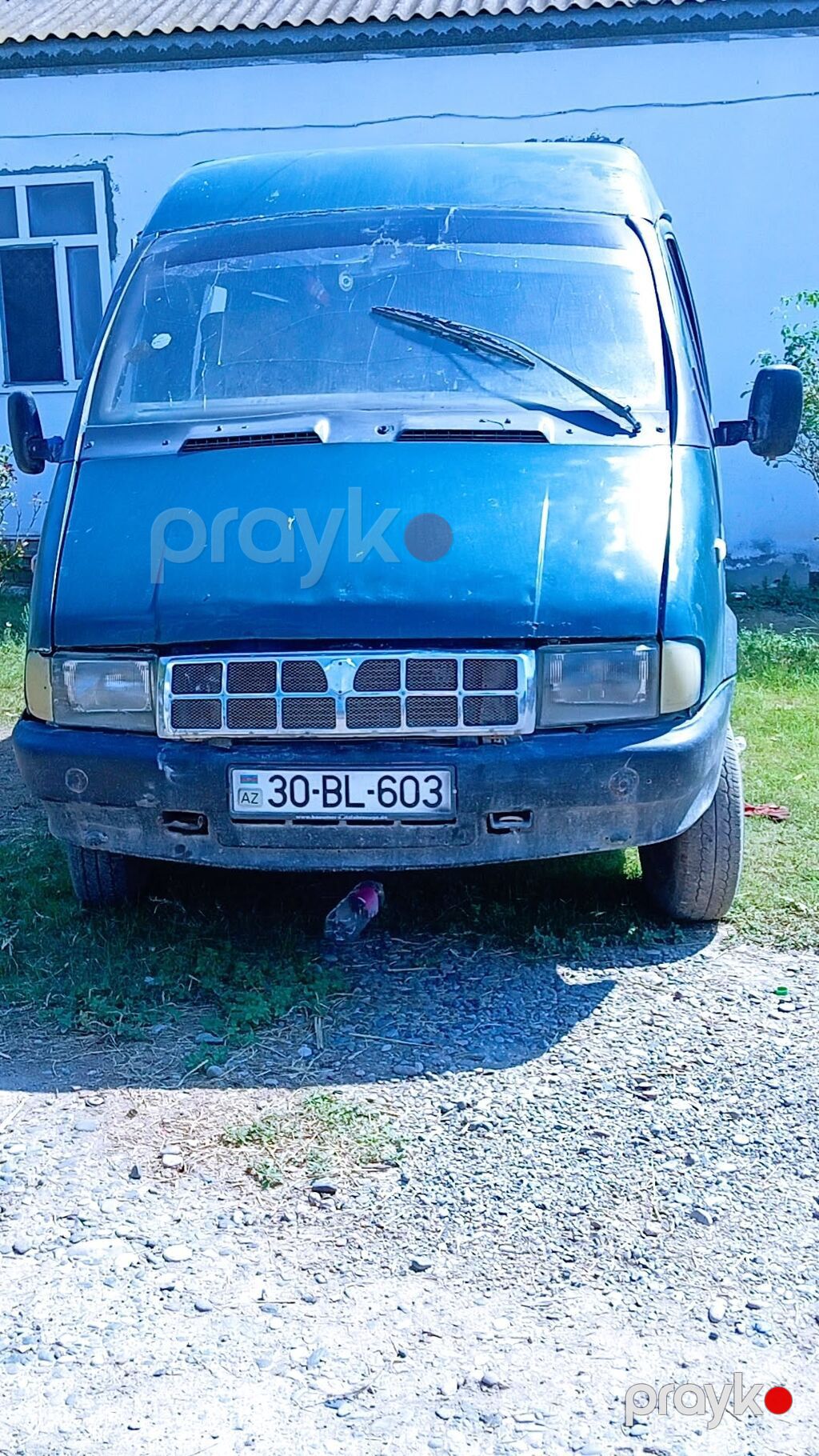 Yük/sernişin mikroavtobusu – mavi rəngli, arxa ikitərəfli qapılı — Yük maşınları, İmişli (3)
