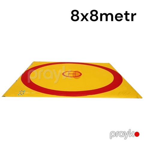 Güləş üçün xalça WS2423, 8x8 m, sarı — Bakı