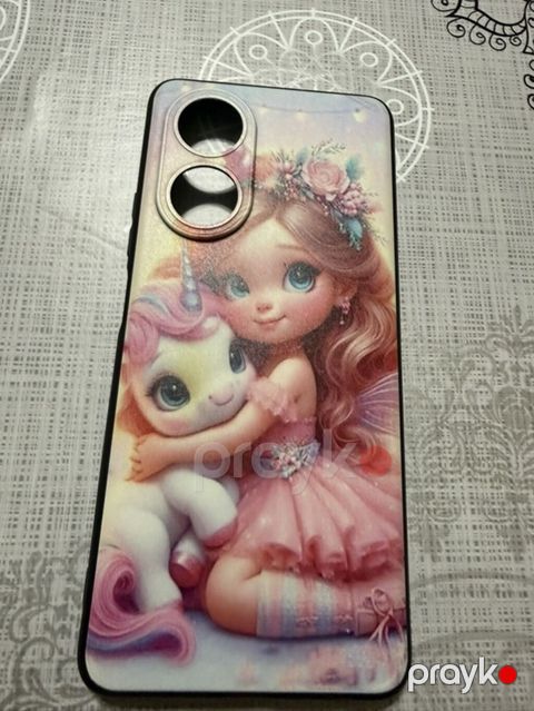 Telefon üçün qoruyucu qab – arxa hissədə çəhrayı rəng tonlarında — Masazır