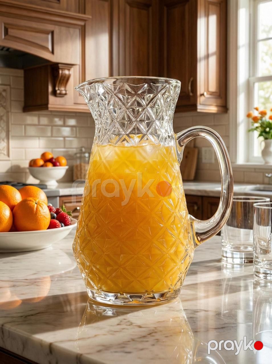 Qrafin 6488, şüşə, şəffaf, 2000 ml — Mallar, Bakı (2)