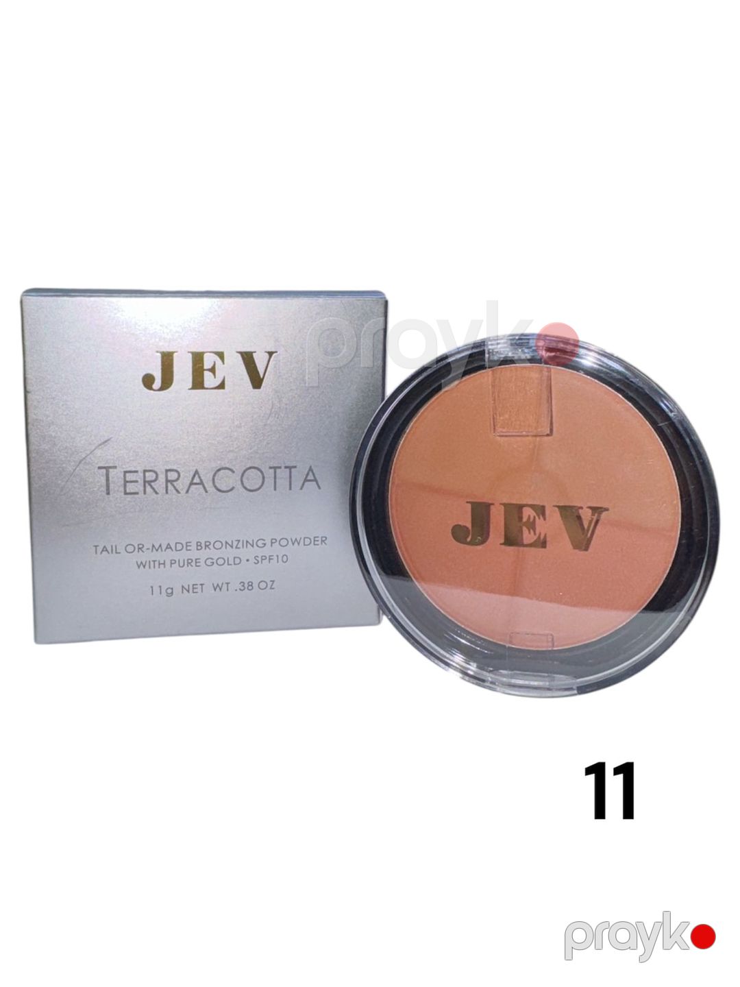 Bronzer JEV terracotta bronzing powder 11, 11 q — Mallar, Bakı (2)