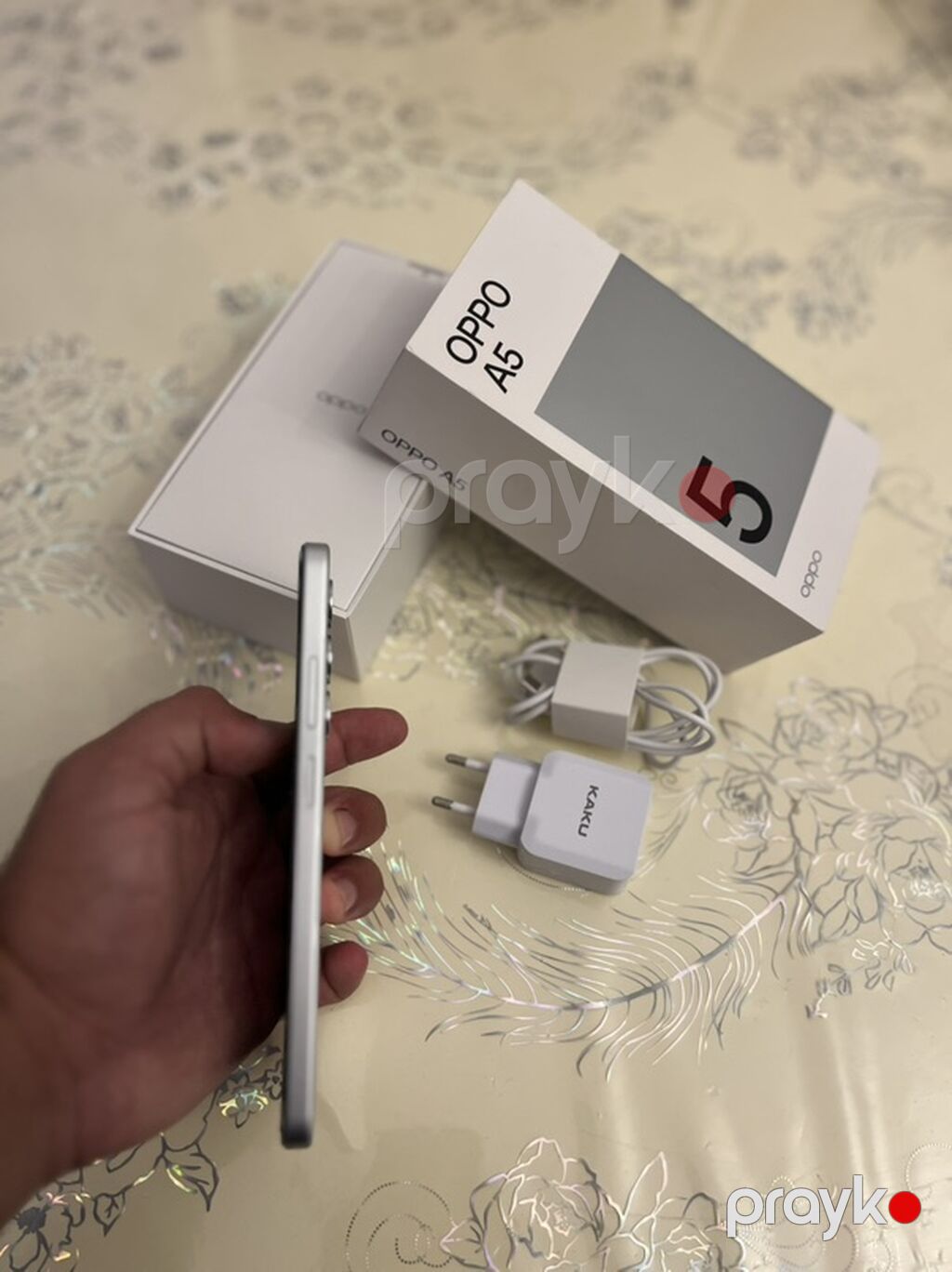 Oppo A5, 128 GB, rəng - Gümüşü, Barmaq izi, İki sim kartlı, Face ID — OPPO, Bakı (3)