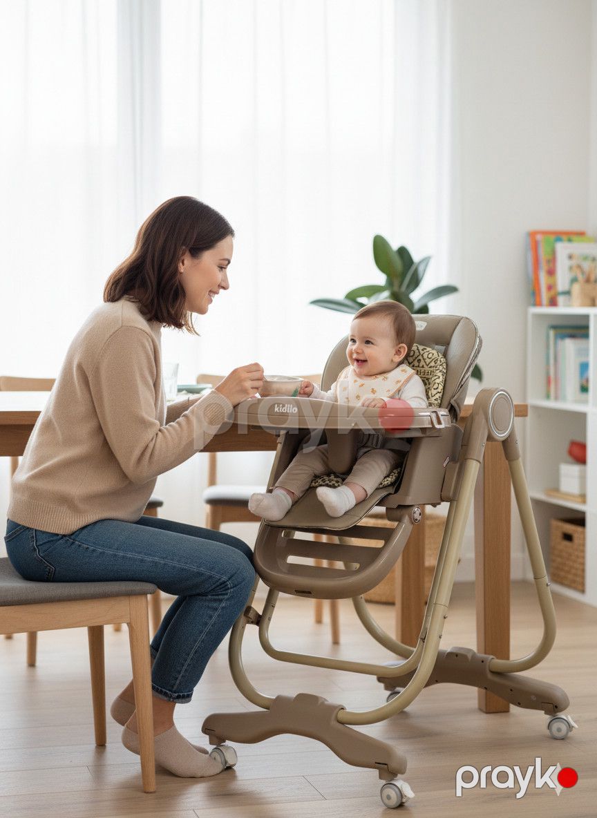 Uşaq yedizdirmə oturacağı Kidilo KD169NS17, bej — Mallar, Bakı (3)