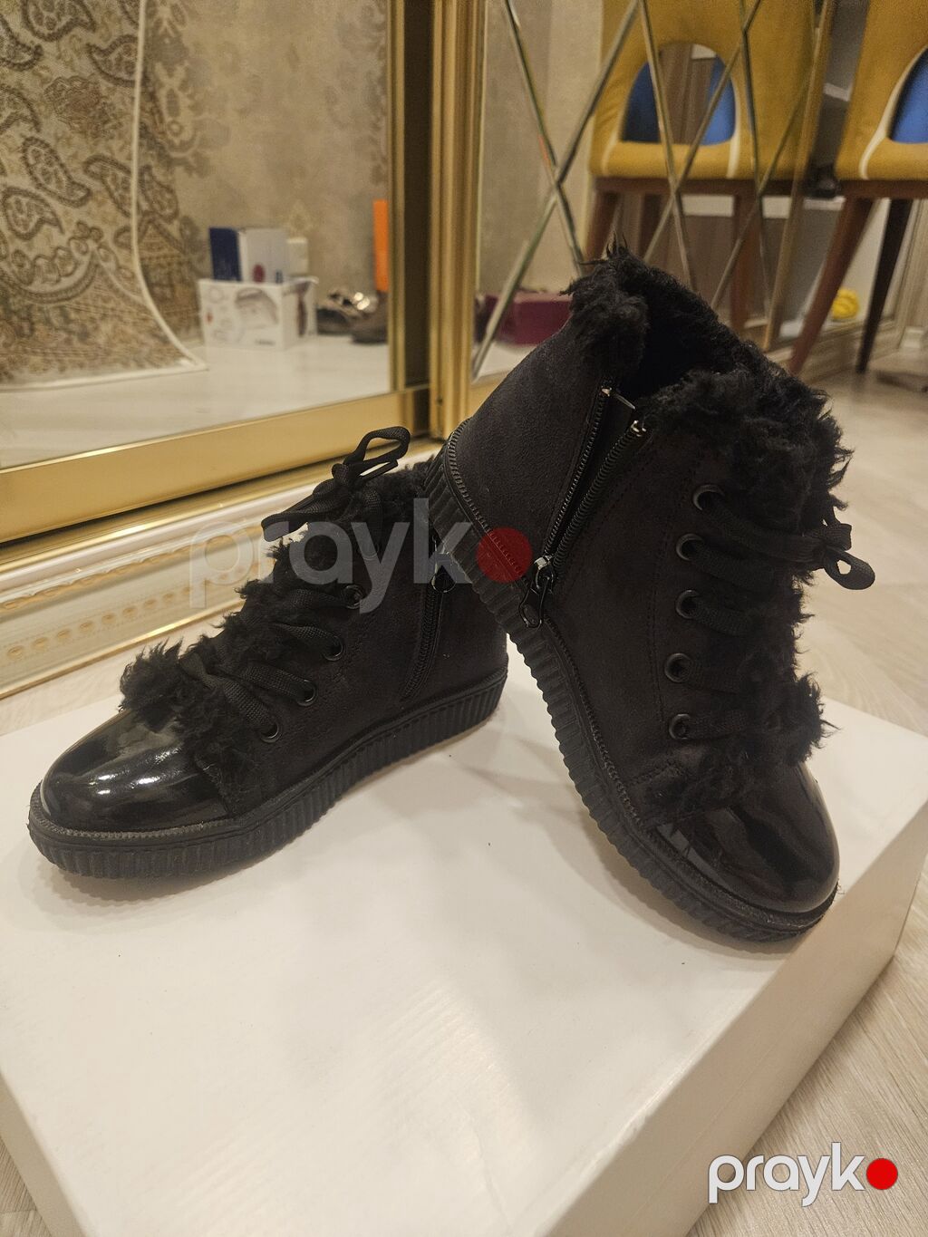 Rəng - Qara Krossovkalar, Ölçü: 30, Qız üçün — Uşaq ayakkabısı, Xırdalan (5)