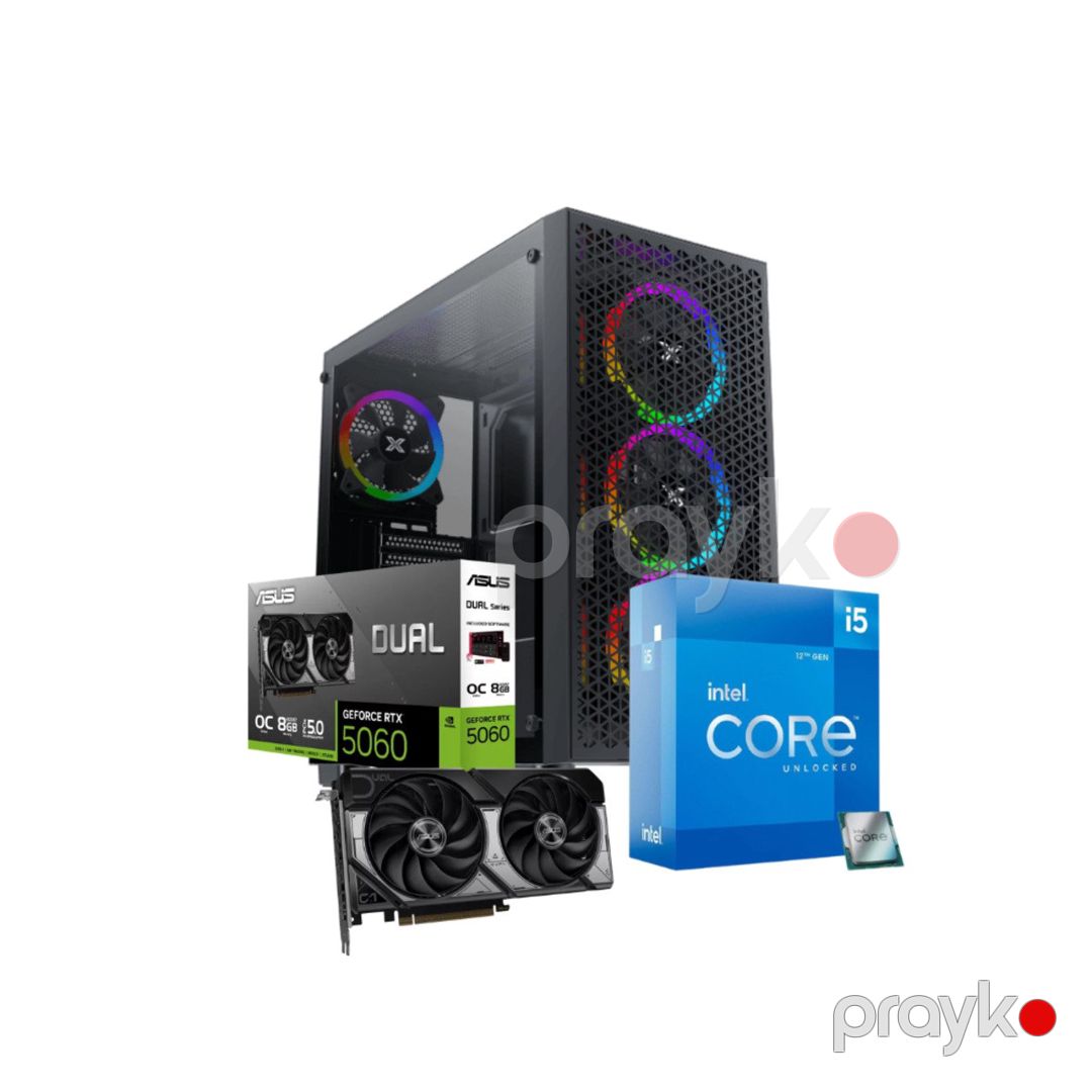 TitanForge Gaming PC- RTX 5060, İ5-12400 — Masaüstü kompüterlər, Bakı (2)