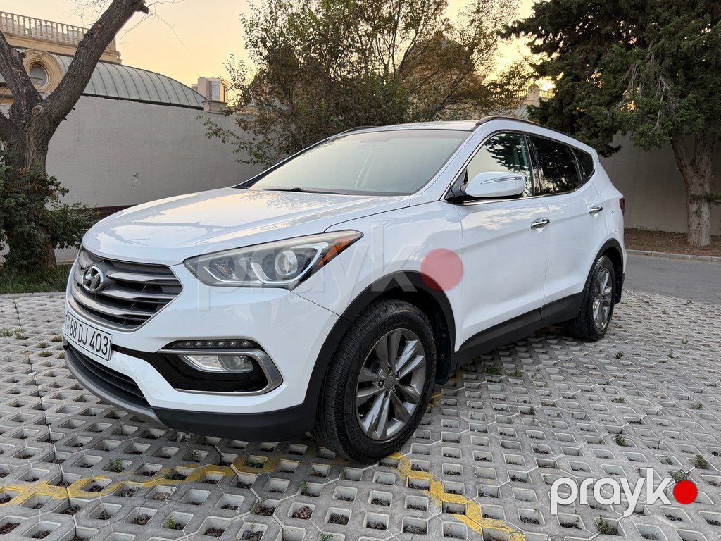 Hyundai Santa Fe, 2.0 L, 2017 il, 100 500 km — Avtomobillər, Bakı (2)