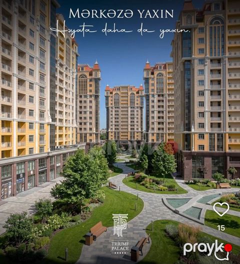 Satılır 3 otaqlı yeni tikili 109 m² — Bakı