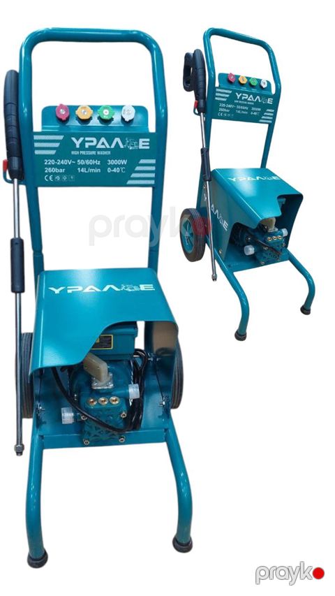 Yüksək təzyiqli yuma aparatı Ural Q350F, 270 bar, 3000 Vt — Bakı