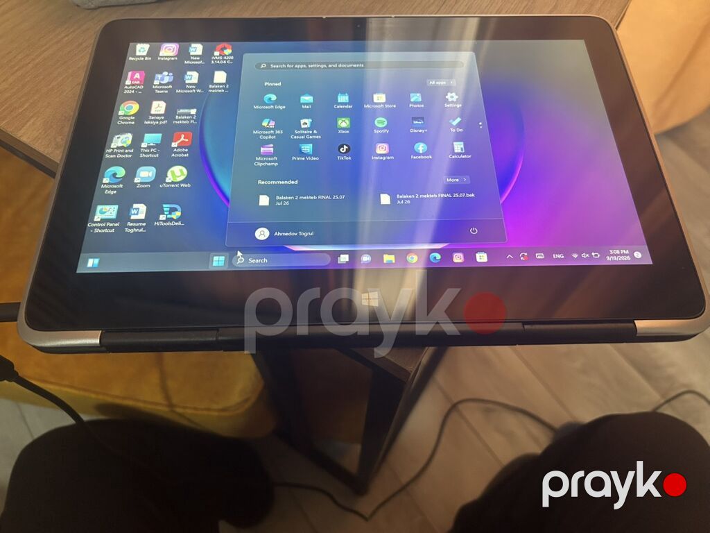 Dell XPS 11 2‑in‑1 Ultrabook -touchscreen, planşet kimi istifadə — Dell, Bakı (5)