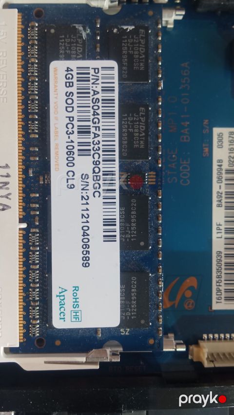 RAM Noutbuk üçün 4 GB PC3-10600 CL9, tam işləkdir. Nizami Metrosuna