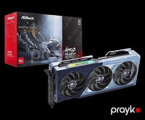 ASRock AMD Radeon RX 9070 XT Steel Legend (Monster Hunter Wilds — Bakı