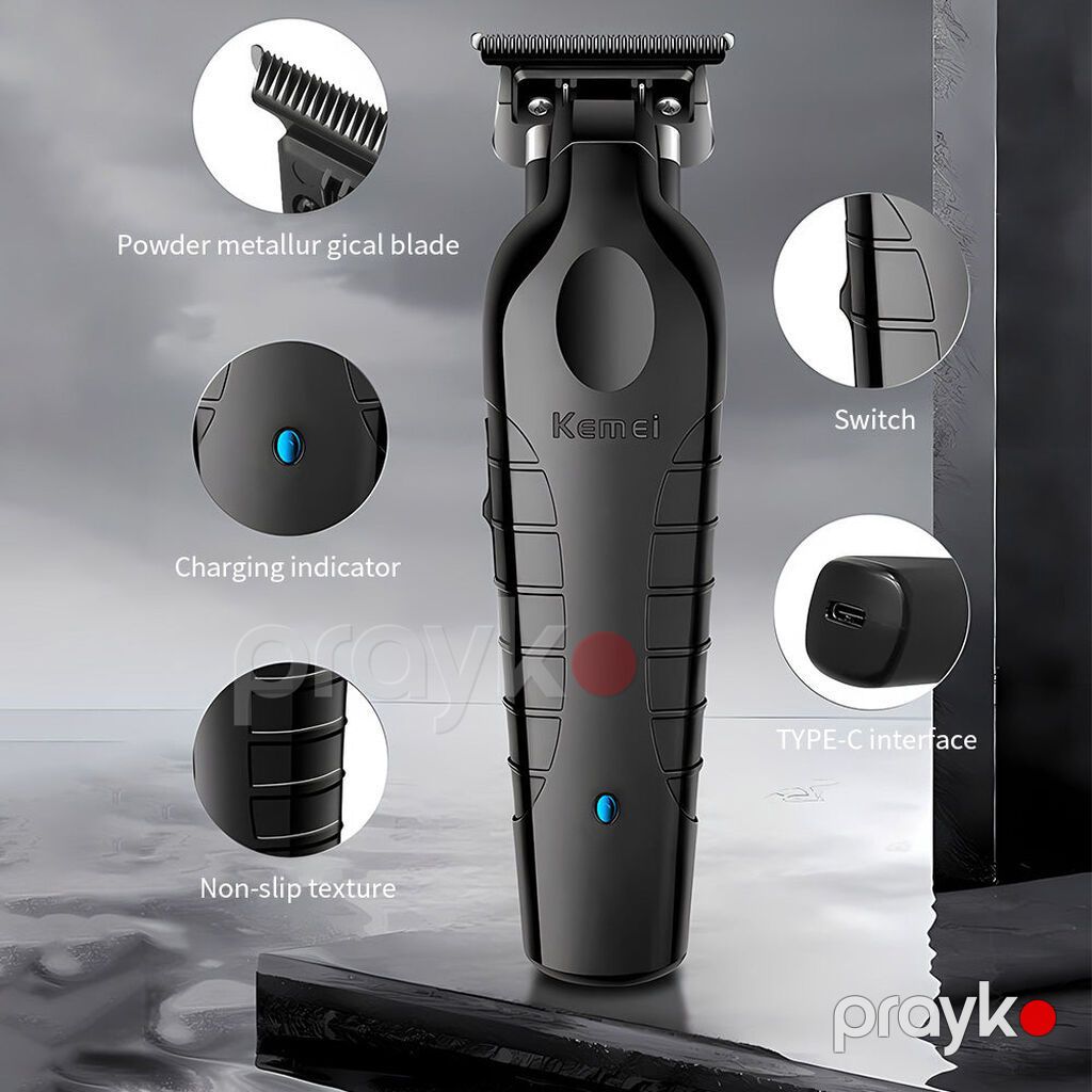 Trimmer Kemei 2299 - 2 Sürətli / 7000RPM / 1200MAH - 180 Dəqiqə / Typc — Saç kəsmə maşınları, Bakı (3)