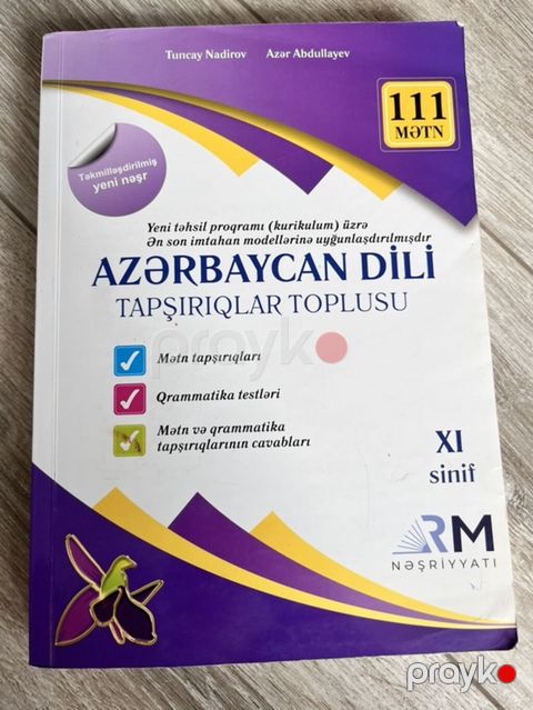 Məhsul: “Azərbaycan dili – Tapşırıqlar toplusu” (XI sinif), RM — Xırdalan