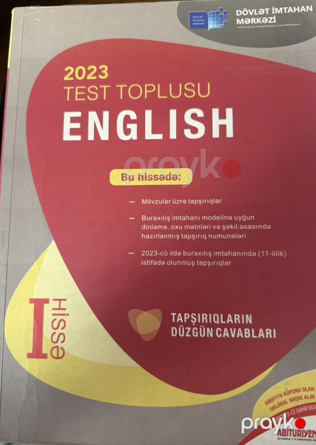 Kitablar yeni və ya çox az işlənmiş vəziyyətdədir. Test topluları 3 — Kitablar, Bakı (5)