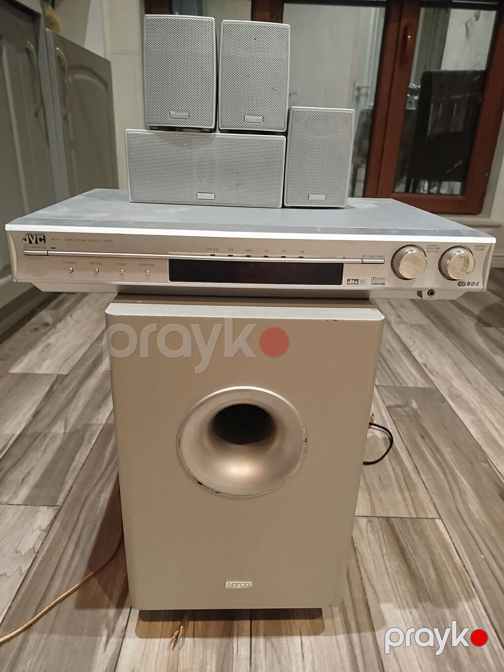 Magnat + JVC ev kinoteatrı audio sistemi Komplekt: - Aktiv sabvufer — Akustik sistemlər, Digah (3)