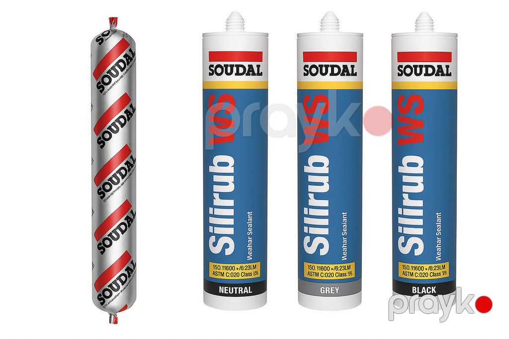 Dərz silikon "Soudal WS+ 600ml qara" — Təmir və inşaat, Bakı (2)