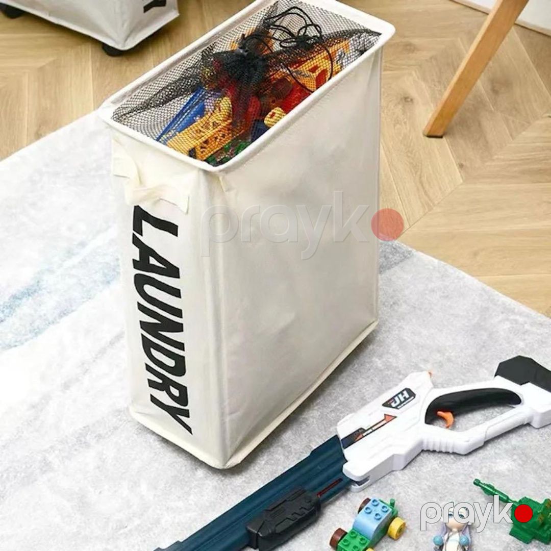 Çamaşır üçün səbət OQ51SUV3, ağ, 18.5x39x56 sm — Mallar, Bakı (3)