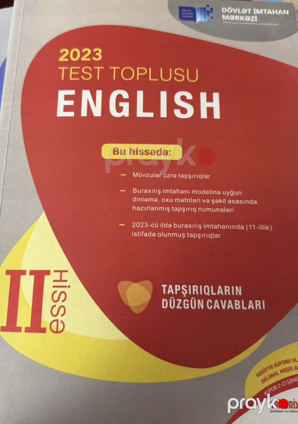 Kitablar yeni və ya çox az işlənmiş vəziyyətdədir. Test topluları 3 — Kitablar, Bakı (6)