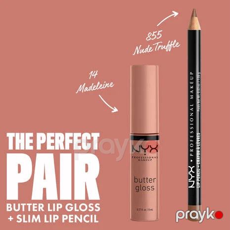 Dodaq üçün parıldadıcı Nyx Professional Makeup Butter - 14 Madeleine, 8 ml — Mallar, Bakı (3)