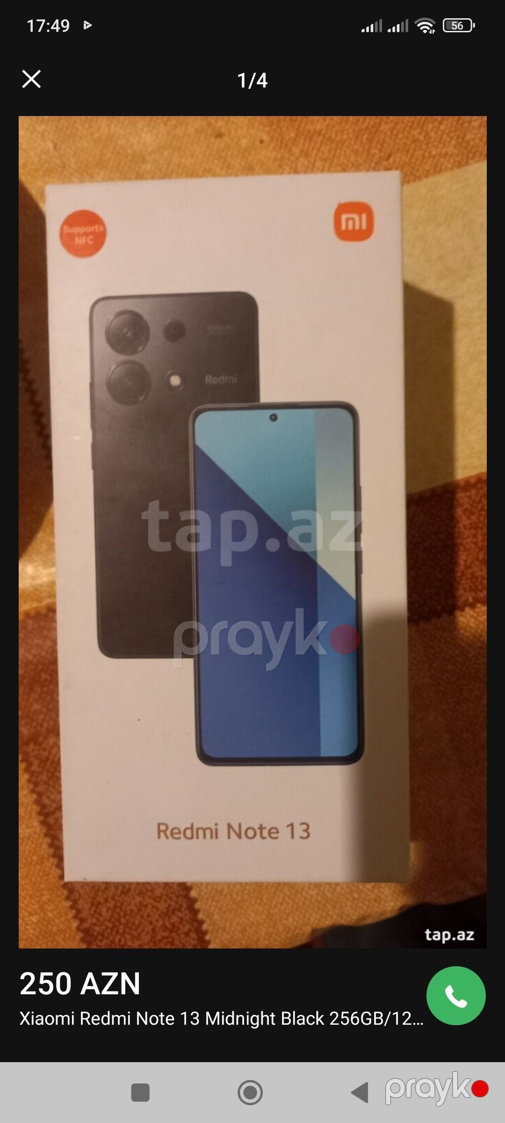 Redmi Note 13, 256 GB, rəng - Qara, İki sim kartlı — Xiaomi, Sabirabad (3)