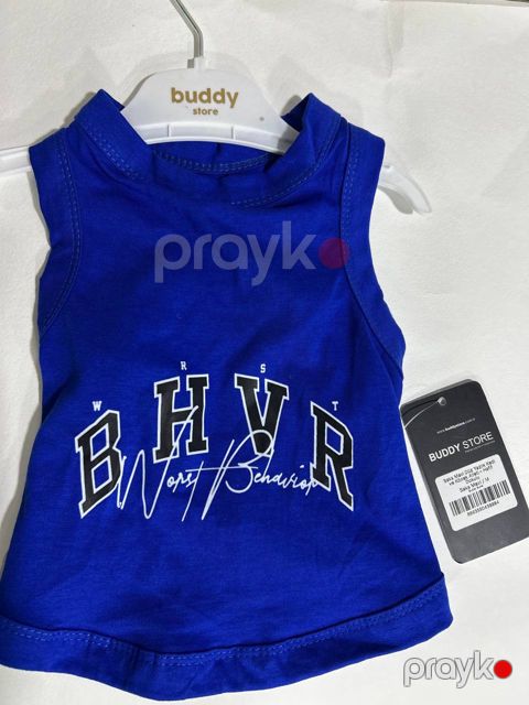 İt və pişiklər üçün mayka 35931743, göy, ölçü M — Bakı