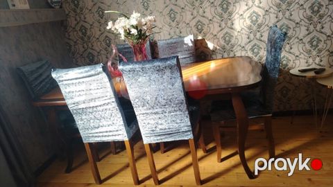 Qonaq otağı üçün, İşlənmiş, Açılan, Oval masa, 6 stul — Bakı
