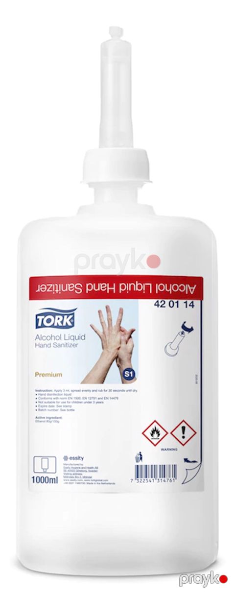 Antiseptik Tork 420114 Alcohol Liquid Hand Sanitiser 1000 ml — Bakı