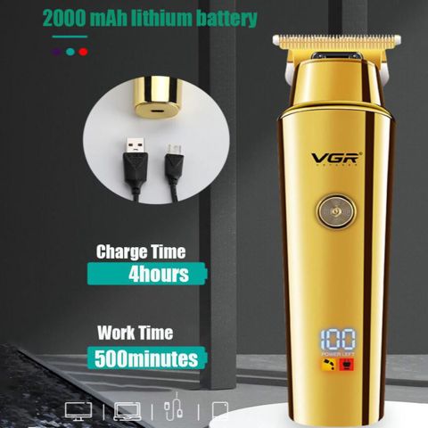 Trimmer VGR 947 - 6000RPM / 2000MAH - 500Dəqiqə / Cord/Cordless Typc — Bakı