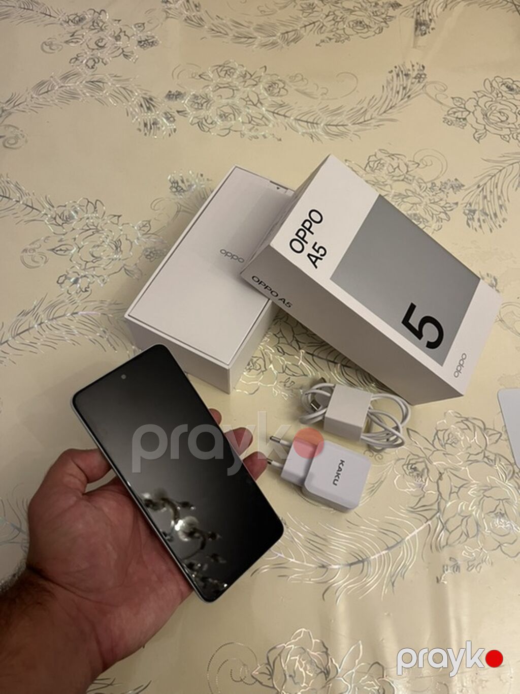 Oppo A5, 128 GB, rəng - Gümüşü, Barmaq izi, İki sim kartlı, Face ID — OPPO, Bakı (7)
