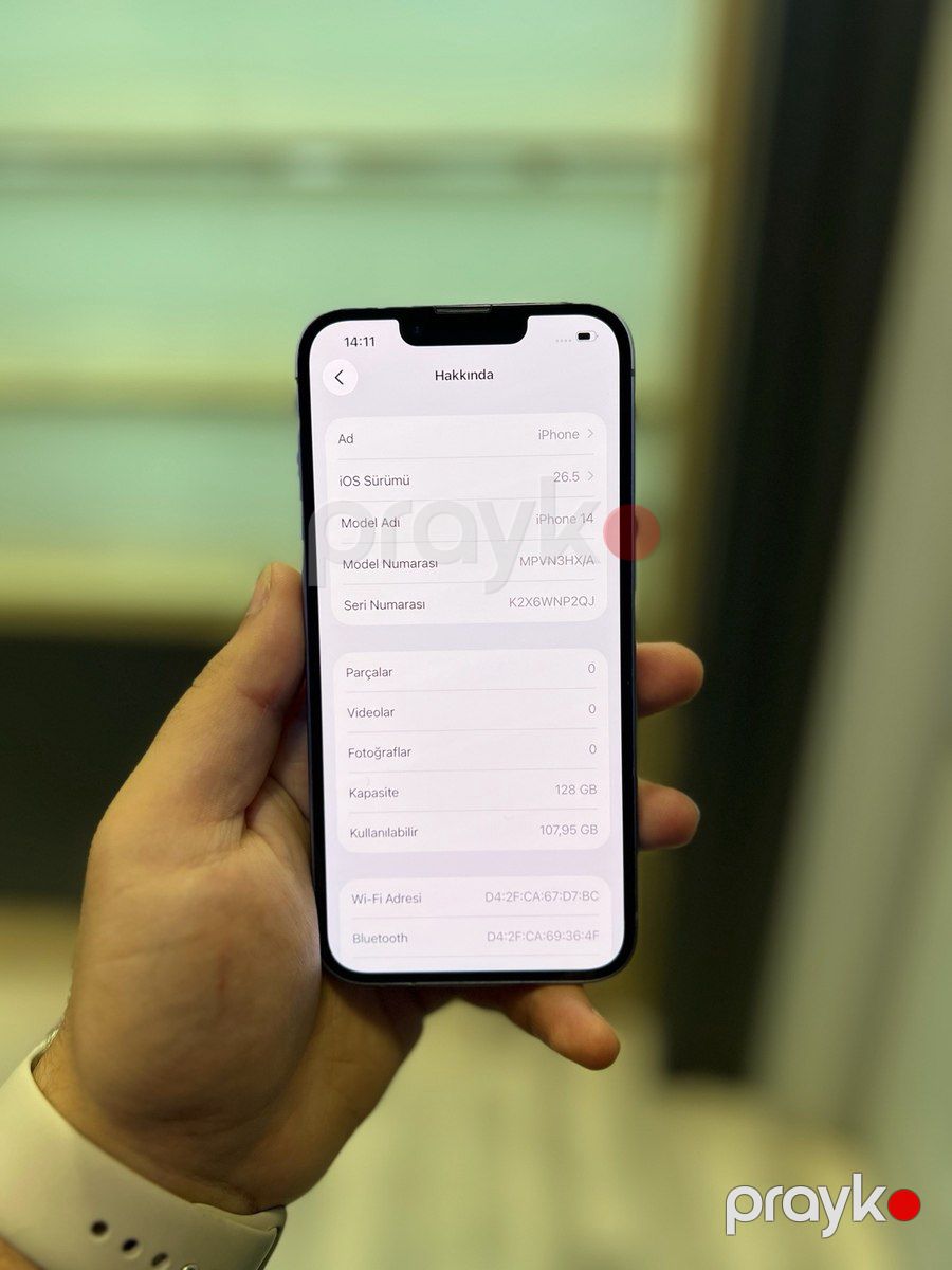 Apple iPhone 14 Blue 128GB/6GB — Smartfonlar, Bakı (3)