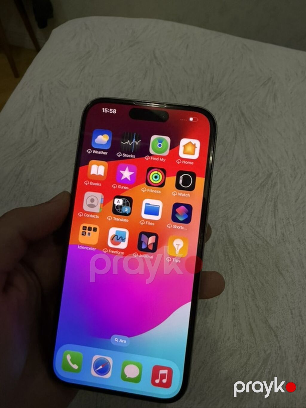 IPhone 15 Pro, 256 GB, Gümüşü, Face ID — Apple iPhone, Bakı (2)