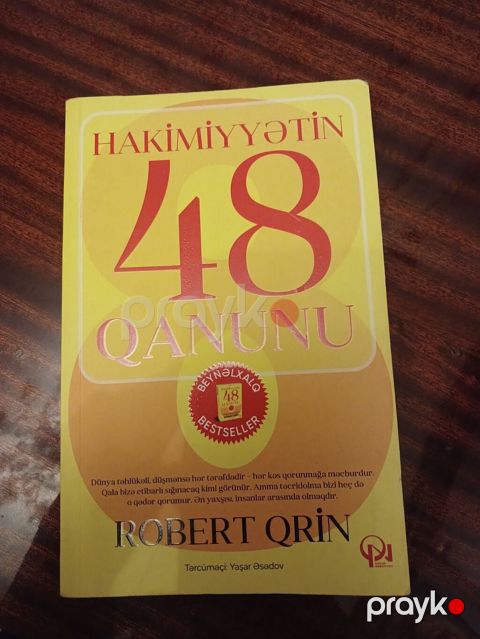 Robert Grin'in məşhur əsərlərindən biri olan "Hakimiyyətun 48 Qanunu" — Bakı