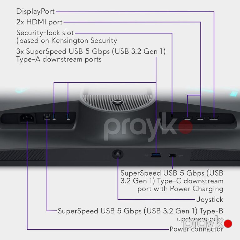 Monitor “Dell Alienware AW2725QF 27” FHD 360 HZ 4K 180HZ” — Kompüterlər və noutbuklar, Bakı (8)