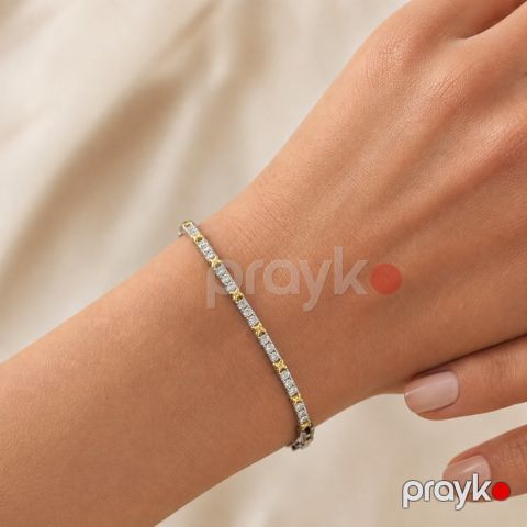 Qadınlar üçün qolbaq 44187340, paslanmayan polad — Bakı