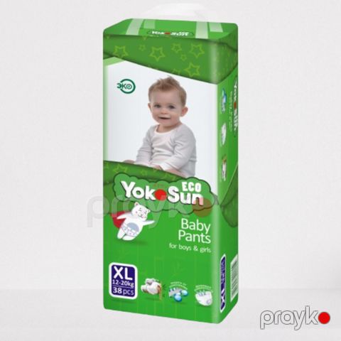 Uşaq bezi YokoSun Eco ölçü XL 12-20 kq, 38 əd — Bakı