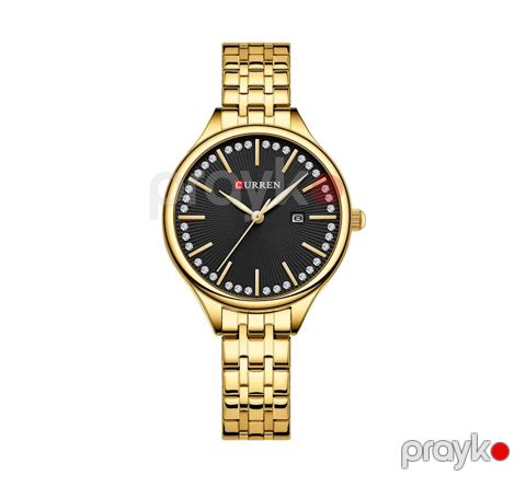 Qol saatı Curren 9099 Gold/Black — Bakı