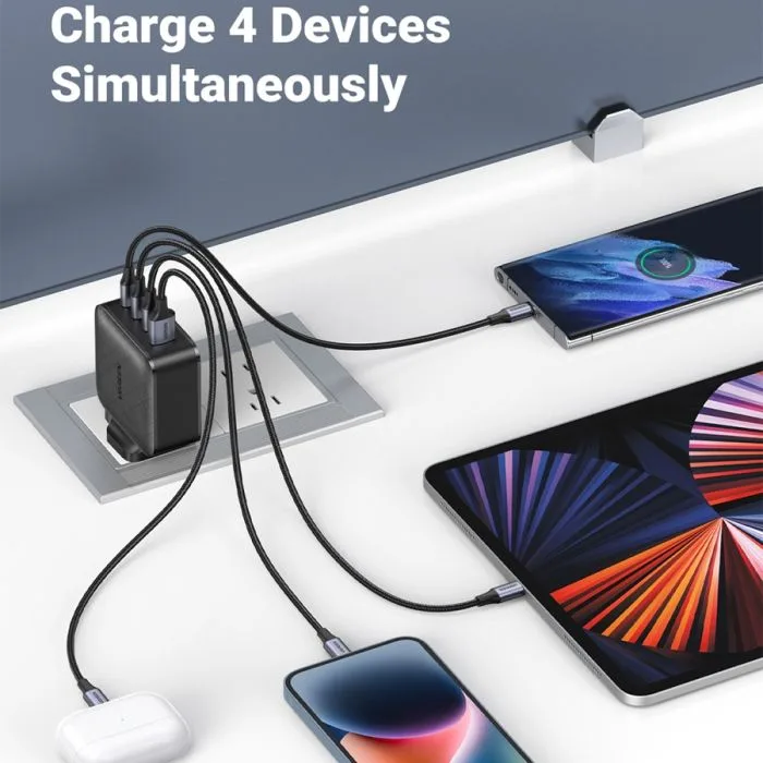 Adapter başlığı Ugreen Nexode 45W Charger EU (Space Gray) — Mallar, Bakı (5)