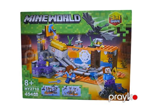 Konstruktor Mine World HY2710, 454 hissə, 8 yaşdan — Bakı