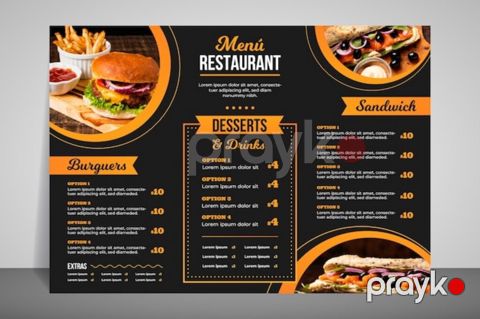 Menyuların dizayn və çap olunması — Bakı