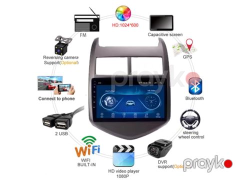 "Chevrolet Aveo 2011-2016" üçün android monitor — Bakı