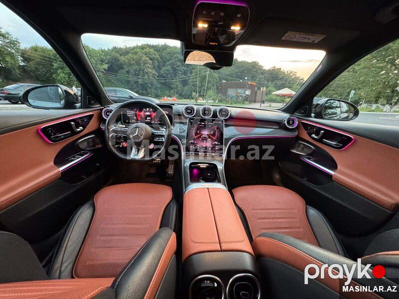 Mercedes C43 AMG, 2022 il — Minik avtomobili icarəsi, Bakı (7)