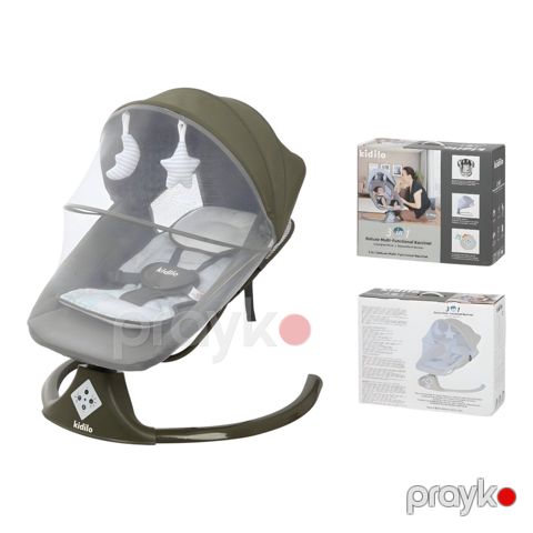 Yelləncək-kreslo Kidilo 952479_RB, haki, 0-3 yaş - 952479_RB — Bakı