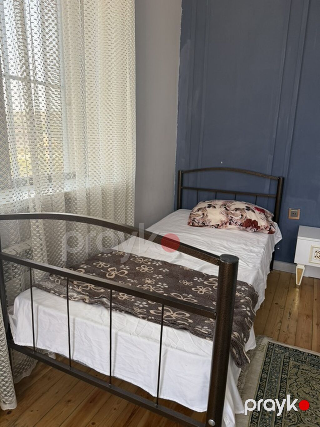 Metall tək nəfərlik çarpayı - Karkas: qalın boru profilli, toz boya — Yataqlar, Digah (3)