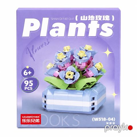 Konstruktor Flowers, 6+ yaş, 95 element — Bakı