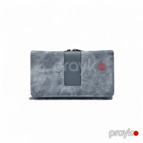 Pul kisəsi qadınlar üçün Love and Freedom, mavi, poliuretan, 8 sm — Bakı